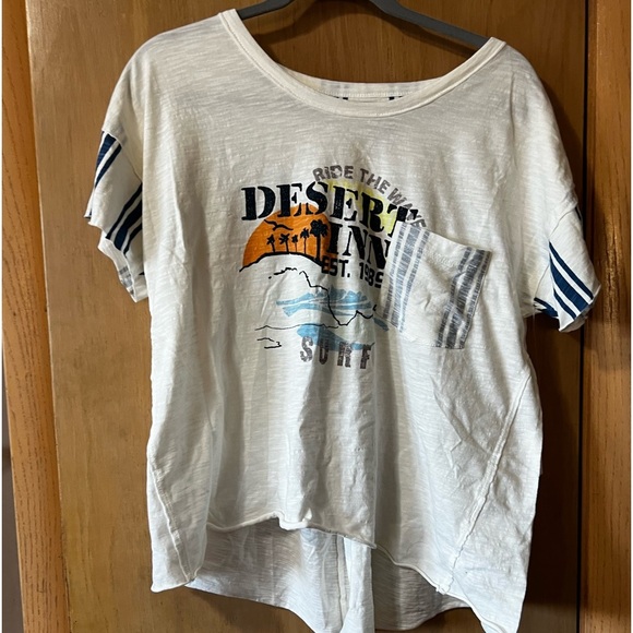 Anthropologie Pilcro Ride The Wave Desert Inn Tshirt​ - Picture 1 of 5